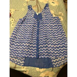 6 FOR $10 Candies xs blue tank top